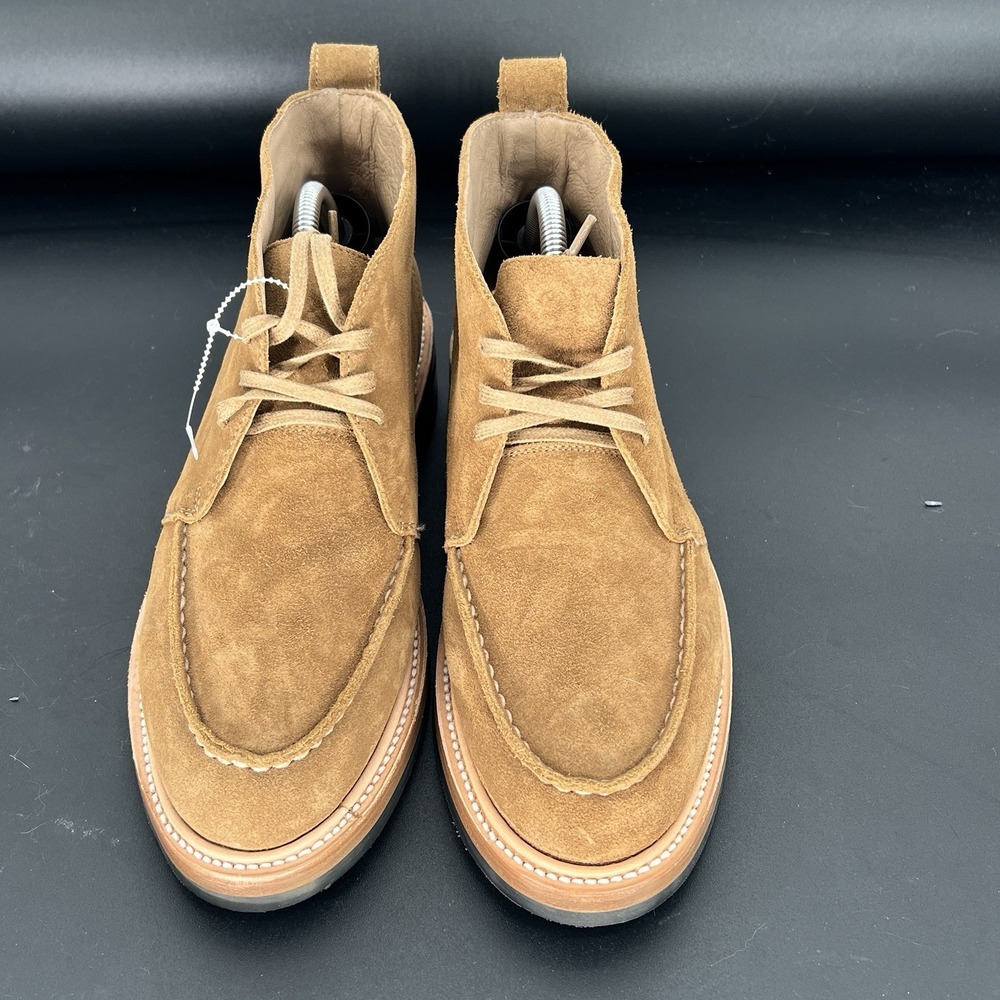 Taylor Stitch The Forester Mushroom Brown Suede Chukka Mens Size 9.5 New w/o box